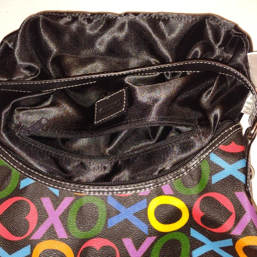 ♥️🌀🤸VINTAGE Y2K XOXO Accessories Rainbow Logo Purse - Picture 8 of 15